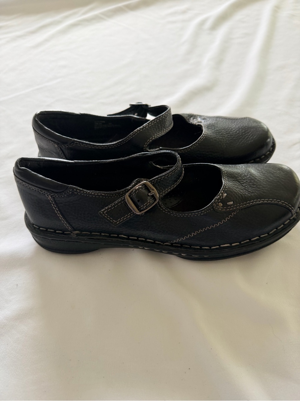G.H. Bass & Co. "Fern" Black Leather Mary Jane Comfort Shoes - Women’s Size 8M - Picture 12 of 12